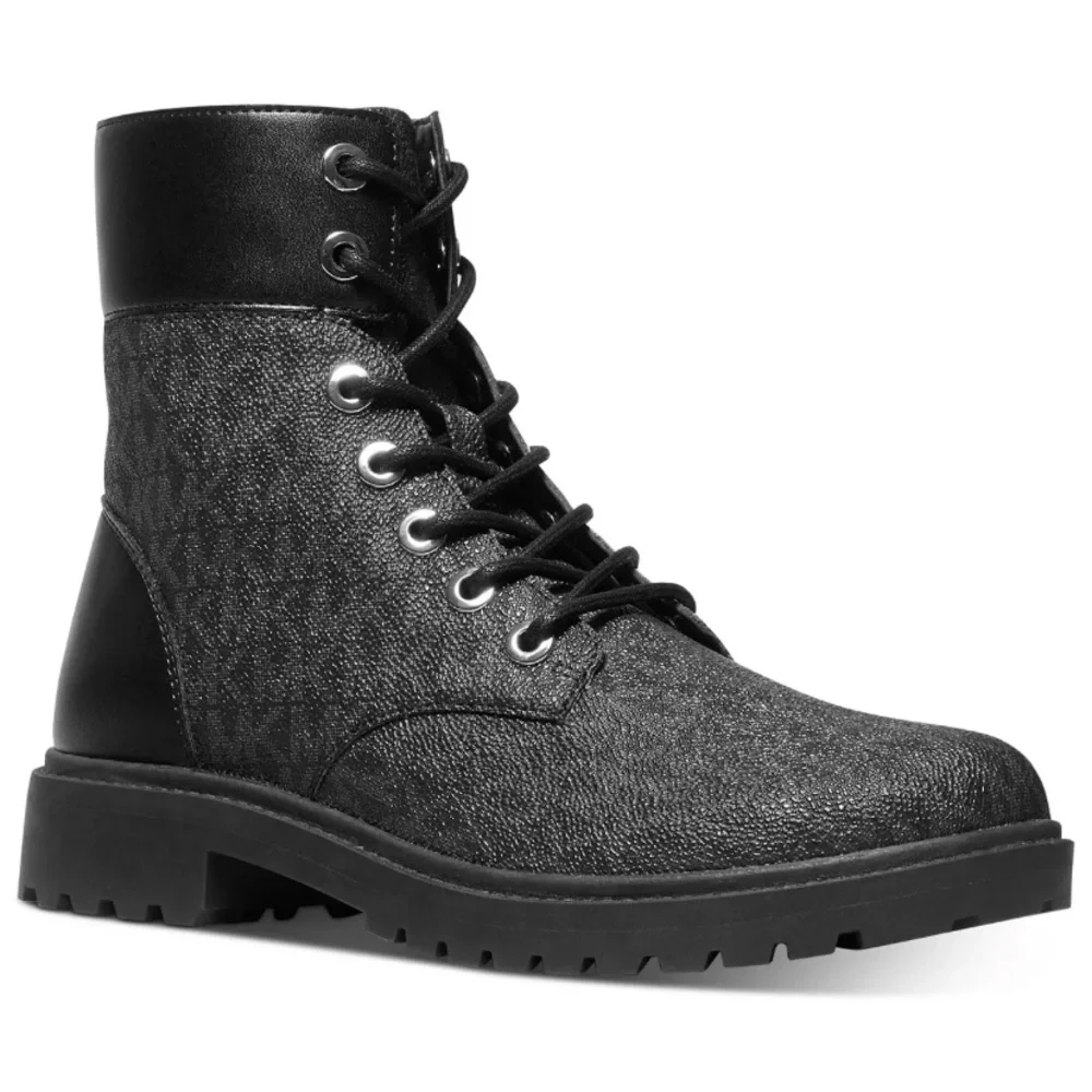 Michael Kors Alistair Botties NWT size 8 1/2 Great statement boot - Picture 3 of 11
